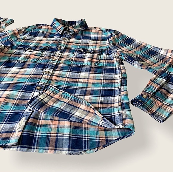 LIKE NEW Lucky Brand Western Flannel - Picture 4 of 7